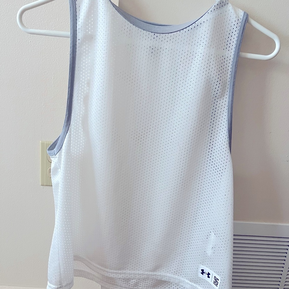 Under Armor mesh workout top